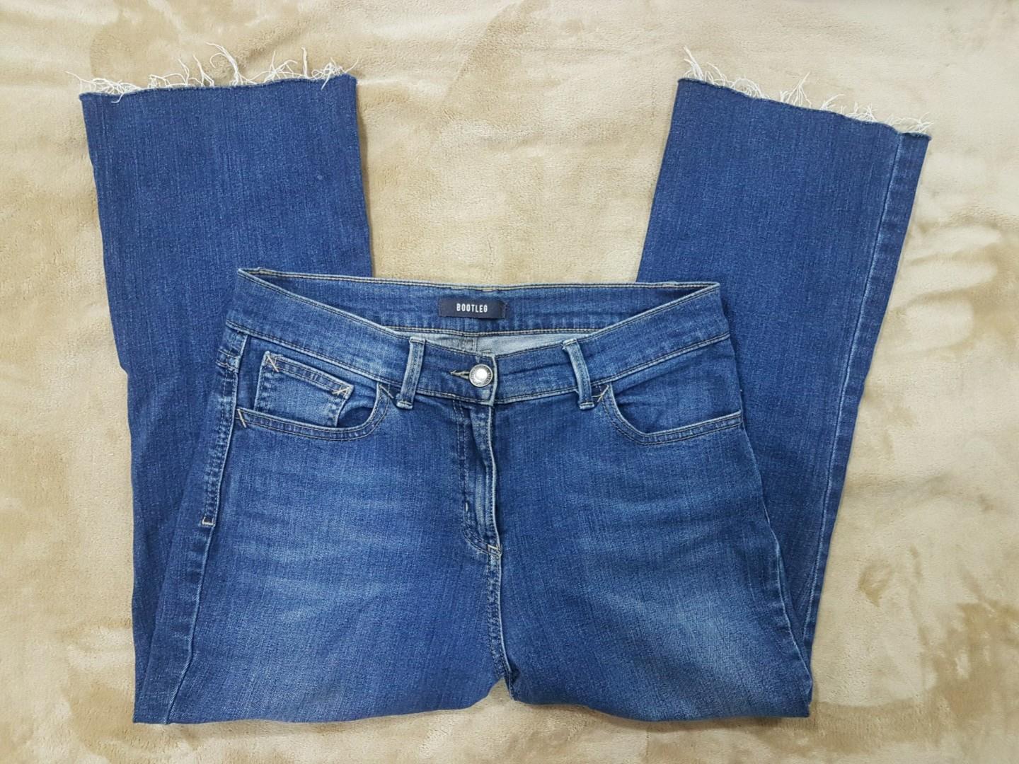high waisted cut off jeans