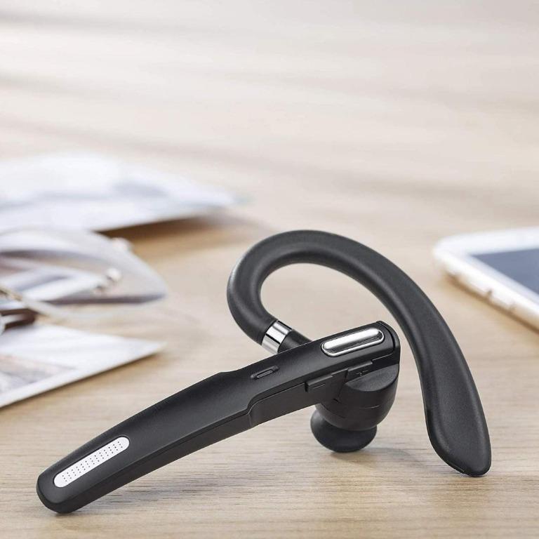 AZALLY Bluetooth Headset Car Earpiece for Mobile Phone 10 Hrs Battery Noise Cancelling Microphone Wireless In Ear Blue tooth Head Set for Cell