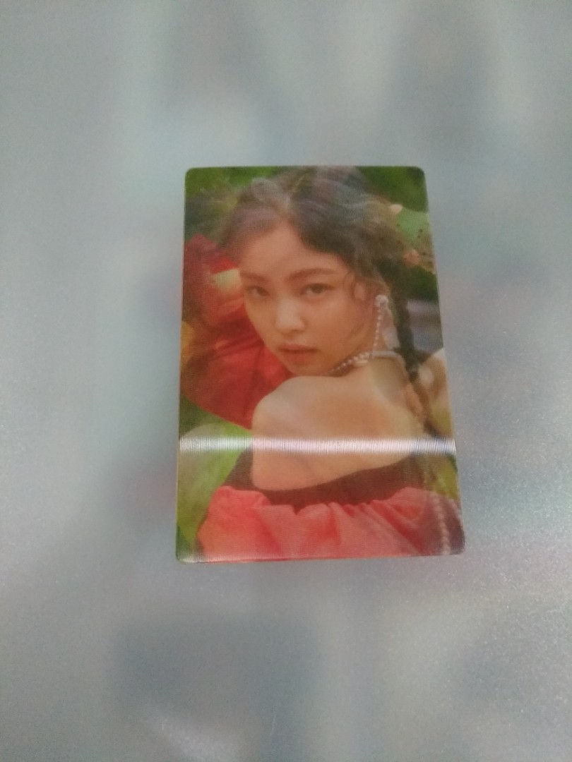 Blackpink jennie Solo ktown4u lenticular photocard, Hobbies & Toys