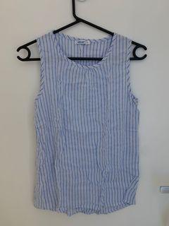 Blue stripes tank top