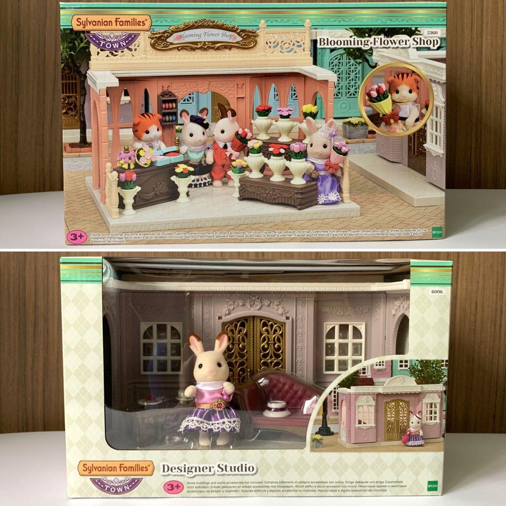 sylvanian families blooming flower shop