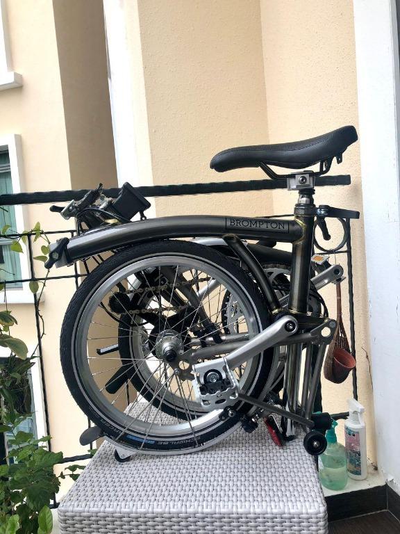 brompton raw lacquer titanium