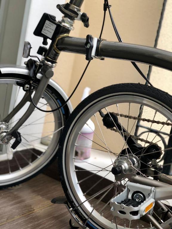 brompton raw lacquer titanium