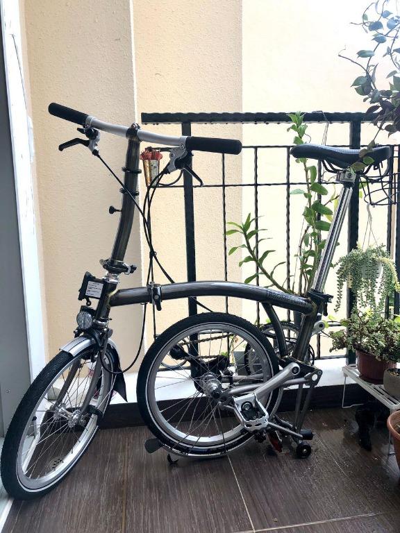 brompton raw lacquer titanium