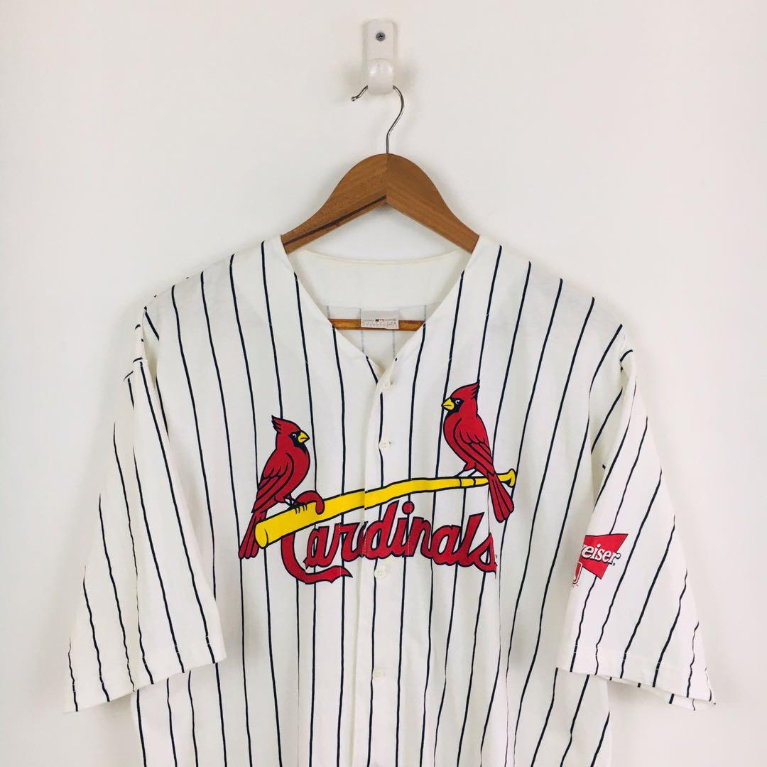 Vintage 90s ST. Louis Cardinals Budweiser Baseball Jersey 