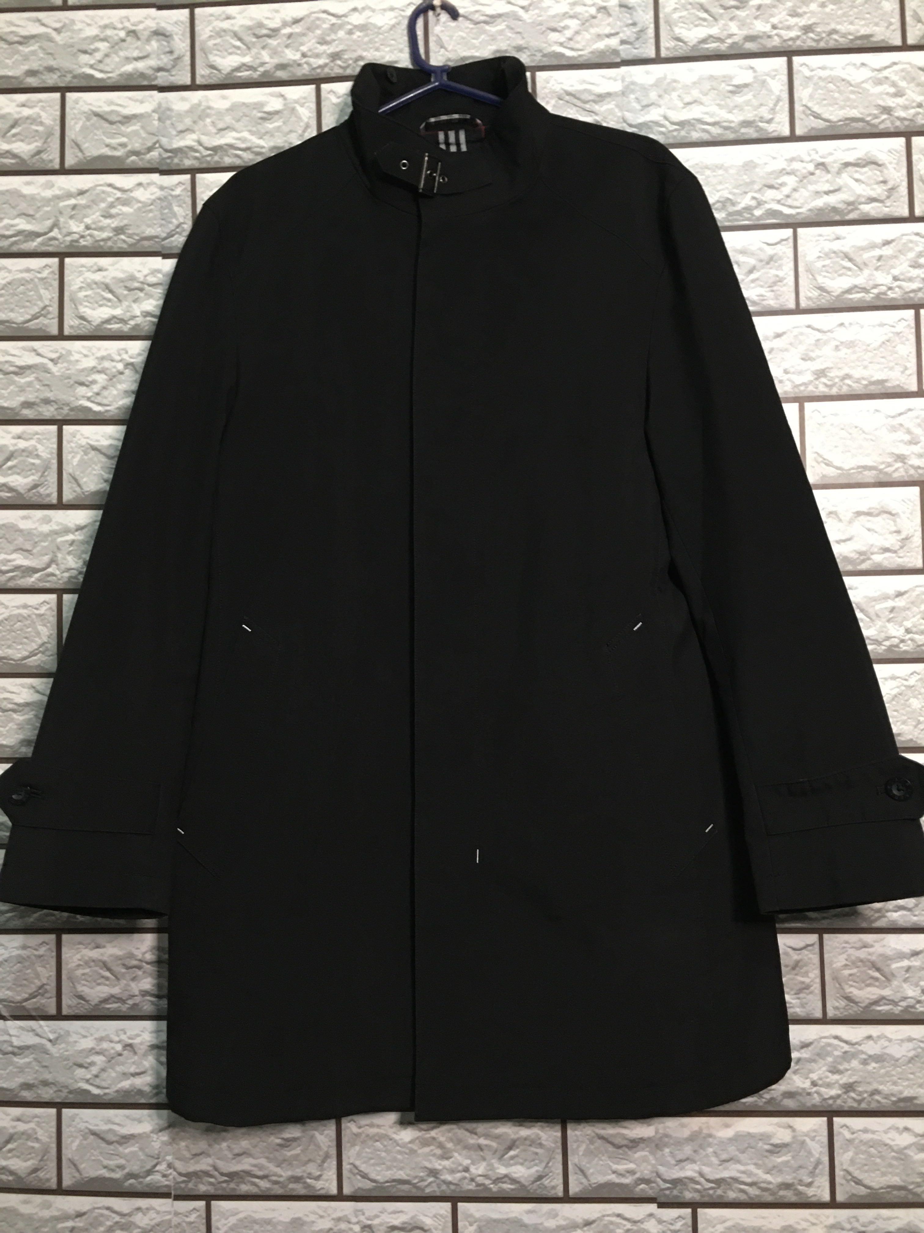 burberry black label coat