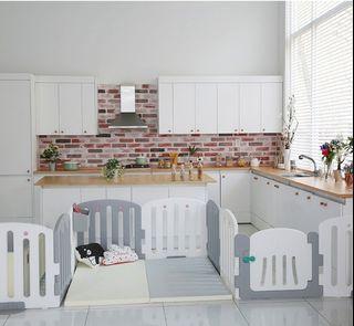 Caraz Babyroom 10 Piece Set with Door only L228 x W152 x H70cm