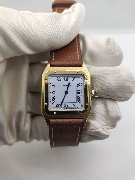 Cartier Santos-Dumont Ultra Thin circa 1980s, Luxury, Watches on Carousell