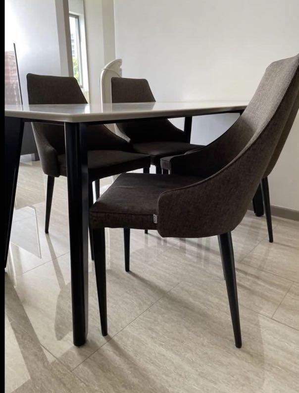 Cellini - Kay Quartz Top Dining Table, Furniture & Home Living ...