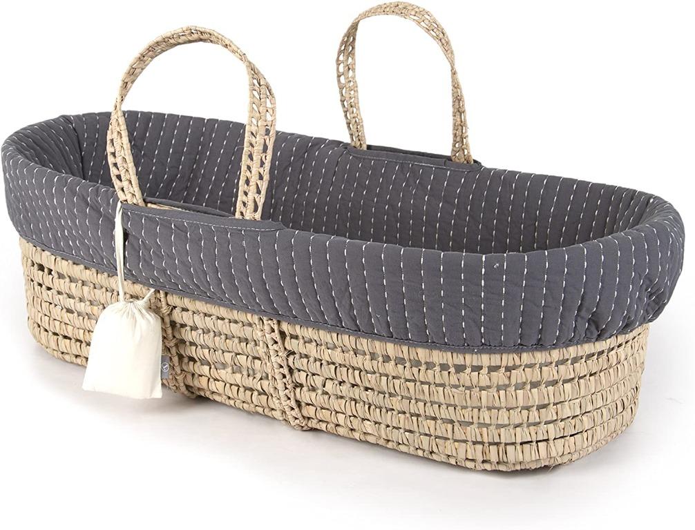 Tadpoles organic palm sales leaf moses basket
