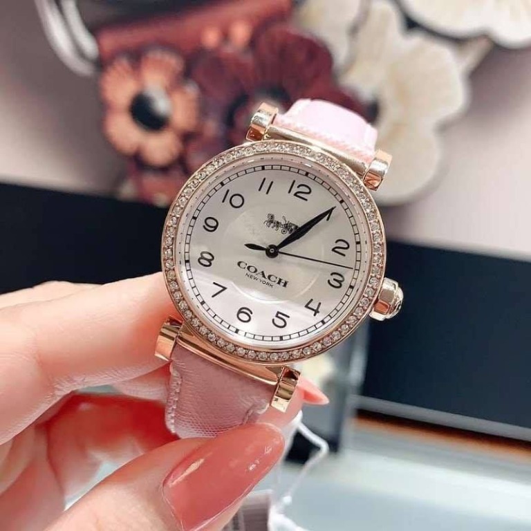 Coach madison watch rose gold clearance
