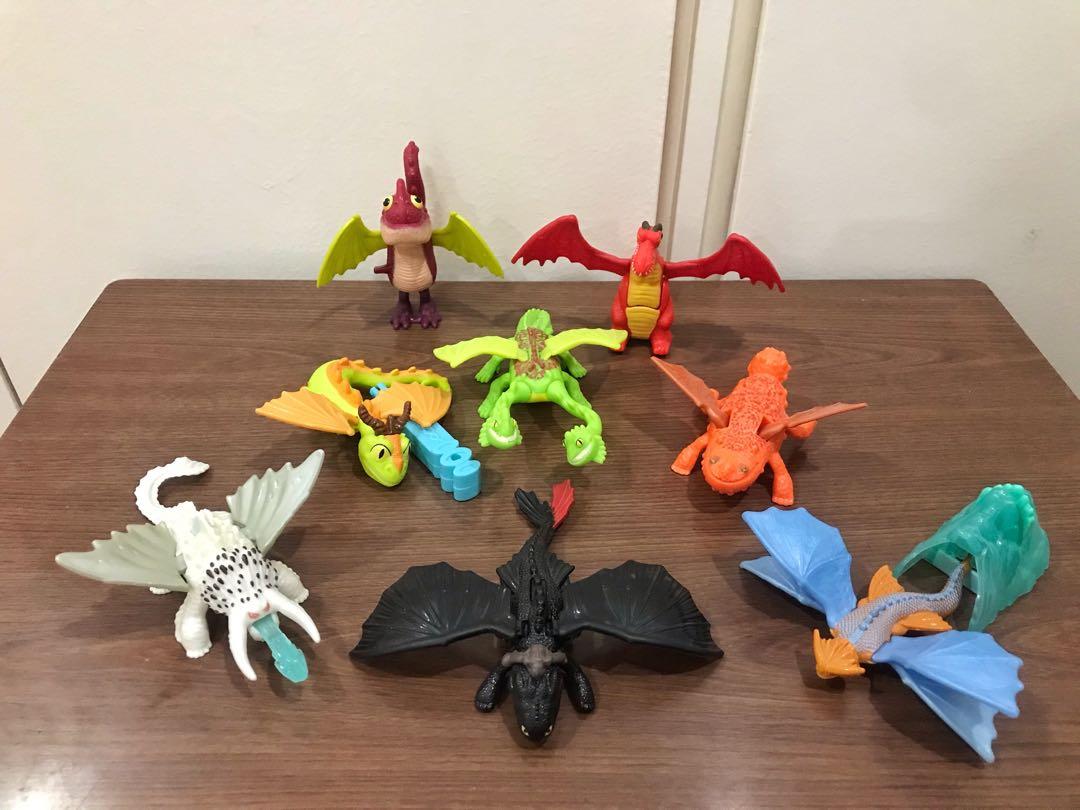 How to Train Your Dragon 2010 Happy Meal Toys Full Set 