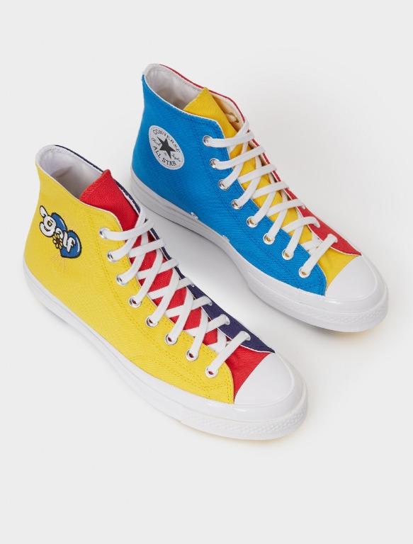 Converse red blue yellow discount