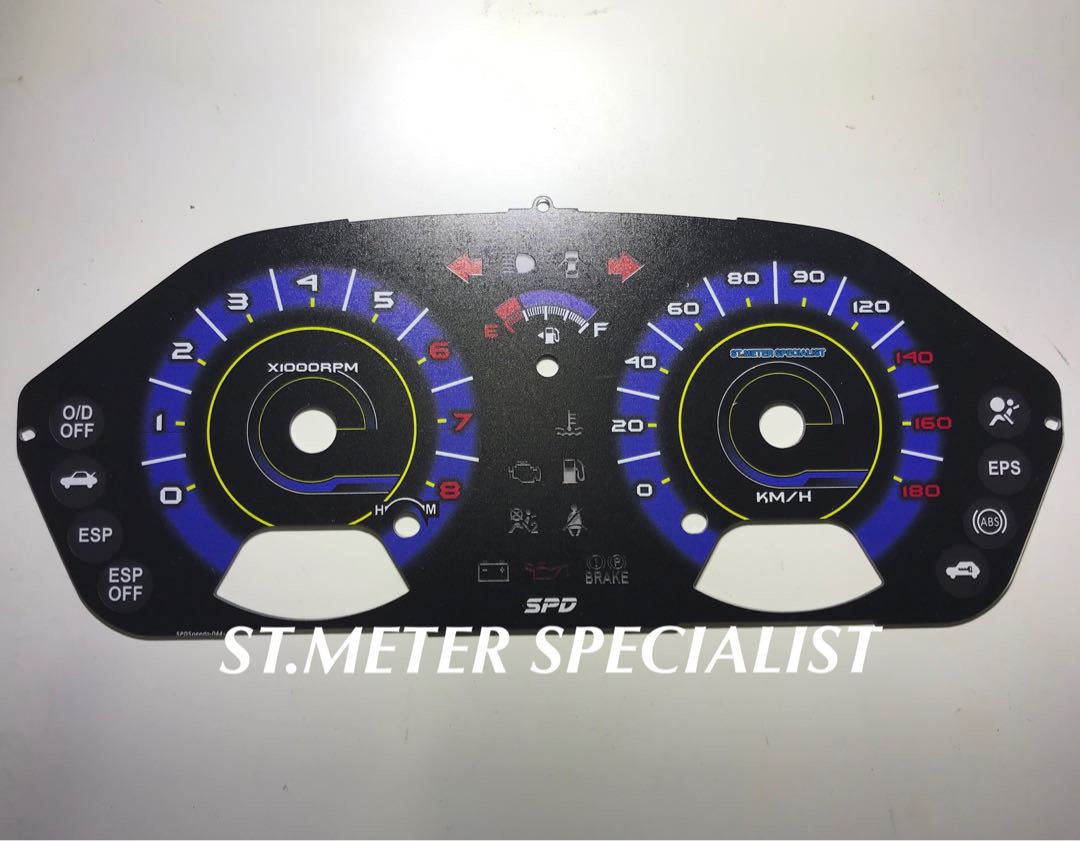 READY STOCK Custom Panel Meter Kia Picanto, Auto Accessories on Carousell
