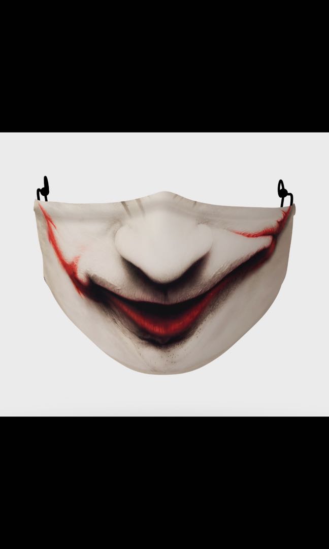 Dark knight face mask ( Batman, Joker & Bane), Health & Nutrition, Face ...