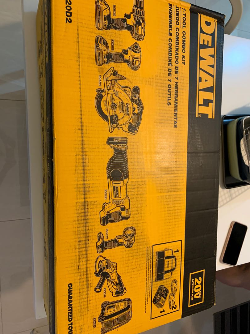 Dewalt 7 piece combo cheap
