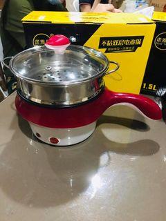 Double Layer Stainless Steel Steamer Mini Electric Pot Pan Cooker AS655