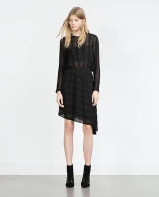 boucle dress zara