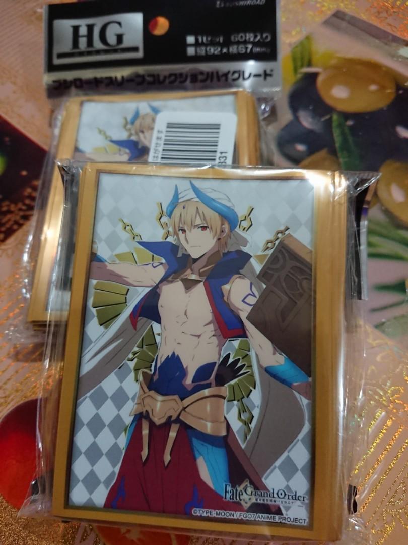 Fgo Fate 賢王閃吉爾伽美什金閃閃卡套 興趣及遊戲 收藏品及紀念品 明星周邊 Carousell