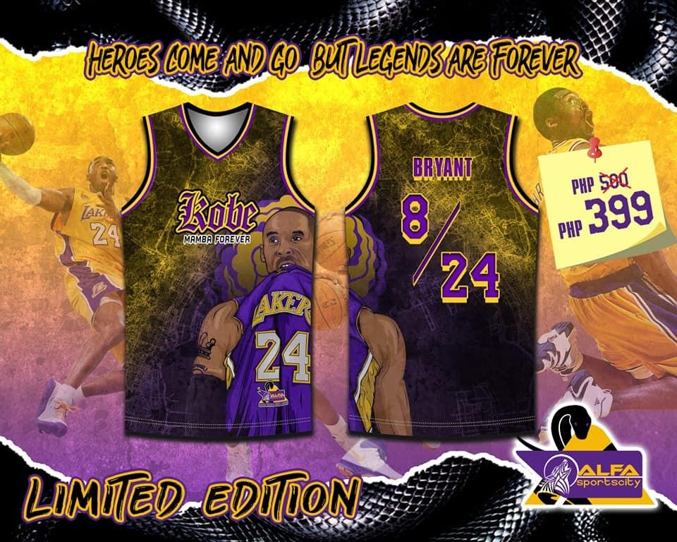 Kobe Bryant - Black Mamba Full Sublimation Basketball Jersey