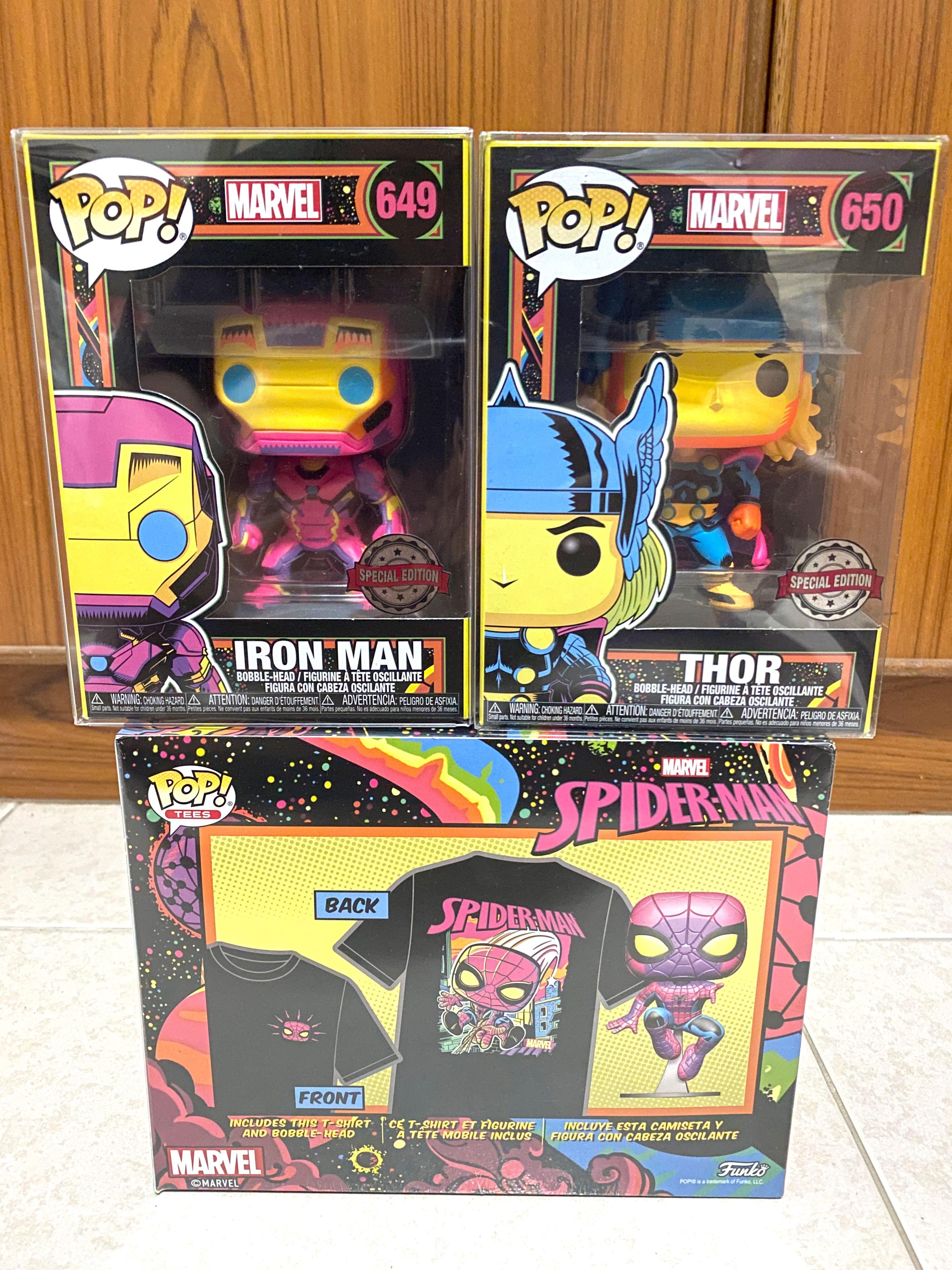 blacklight spider man pop