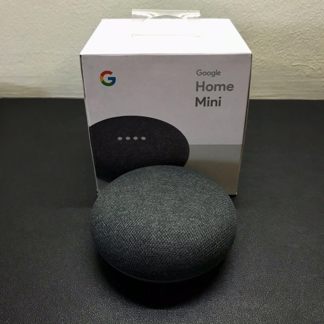 Google Home Mini Charcoal Tv Home Appliances Tv Entertainment Entertainment Systems Smart Home Devices On Carousell