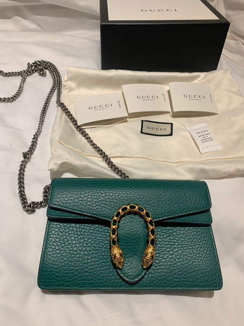 gucci green dionysus bag