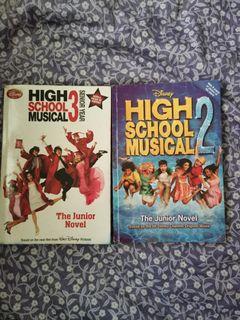 High School Musical 2 and 3 Book Bundle (with respective movie posters)