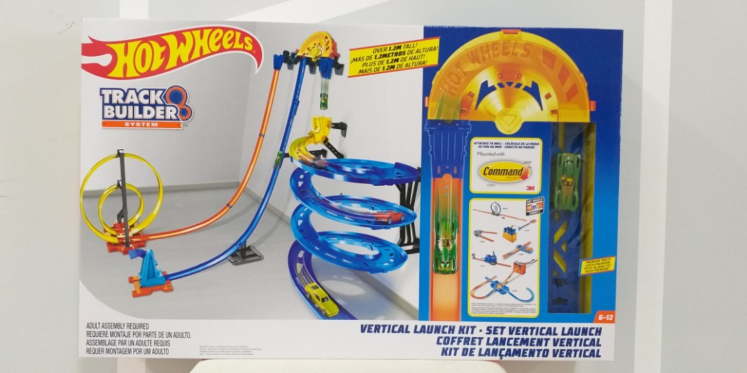Hot wheels track builder vertical launch kit online