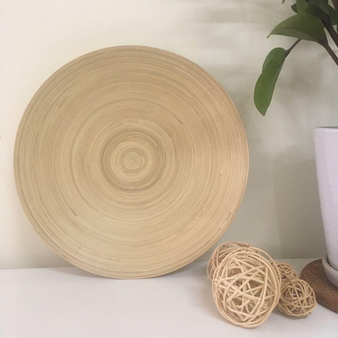 HULTET IKEA BAMBOO DISH TRAY