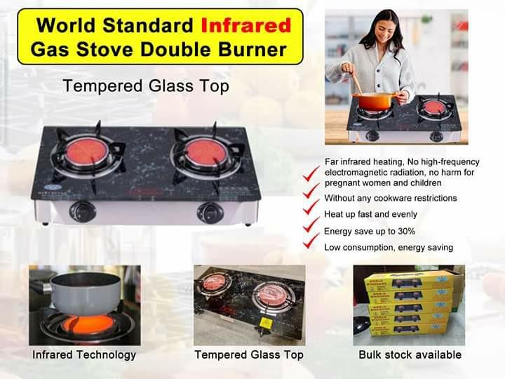 World standard shop infrared gas stove