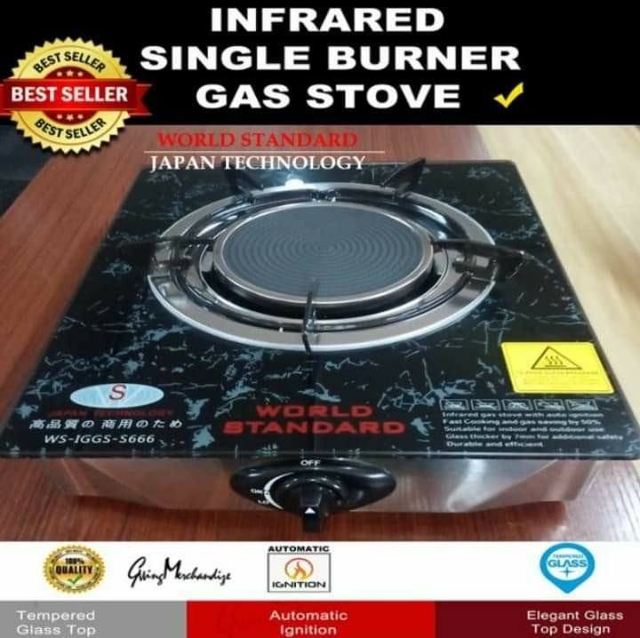 INFRARED GAS STOVE JAPAN TECHNOLOGY 50LPG GAS SAVINGS SINGLE BURNER