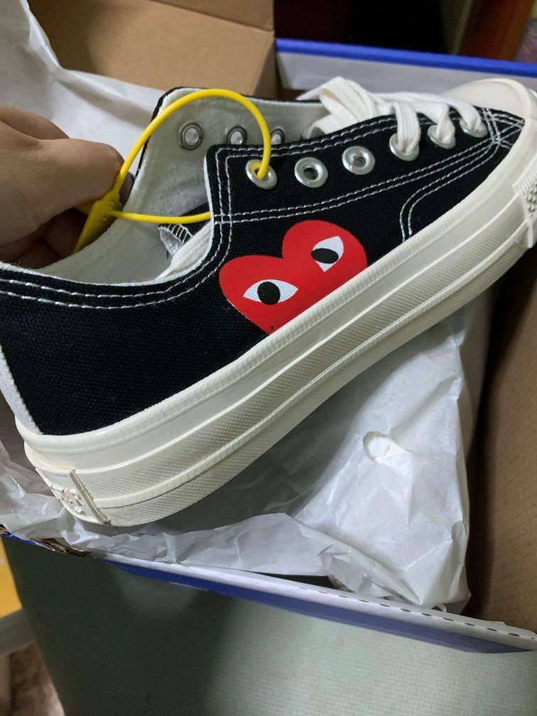 Cdg converse low fake vs real outlet