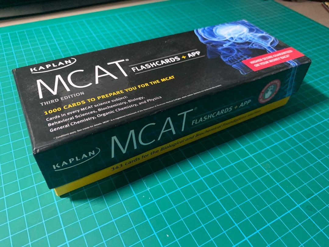 (negotiable) MCAT Kaplan Flashcards + App, Everything Else on Carousell