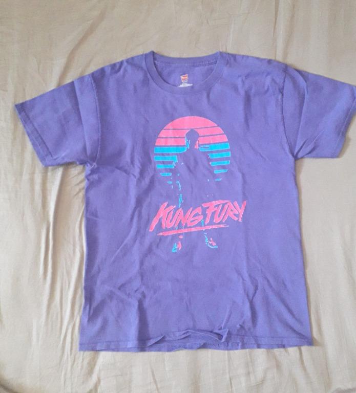 Kung Fury T Shirt (Category: Tshirts & Polo Shirts ) located in Paranaque City. Submitted by evtg_supply (Listing ID 1035144742, Image 1). Description: Merch from one of the best [short] movies ever. Watch this and thank me later 😉 https://youtu.be/bS5P_LAqiVg Brand : Hanes Tagless Made In : Haiti Size : Medium (W: 18", L: 26") Condition : Used / Very Good - no rips, no tears, no stain https://evtgsupply.wixsite.com/evtg.