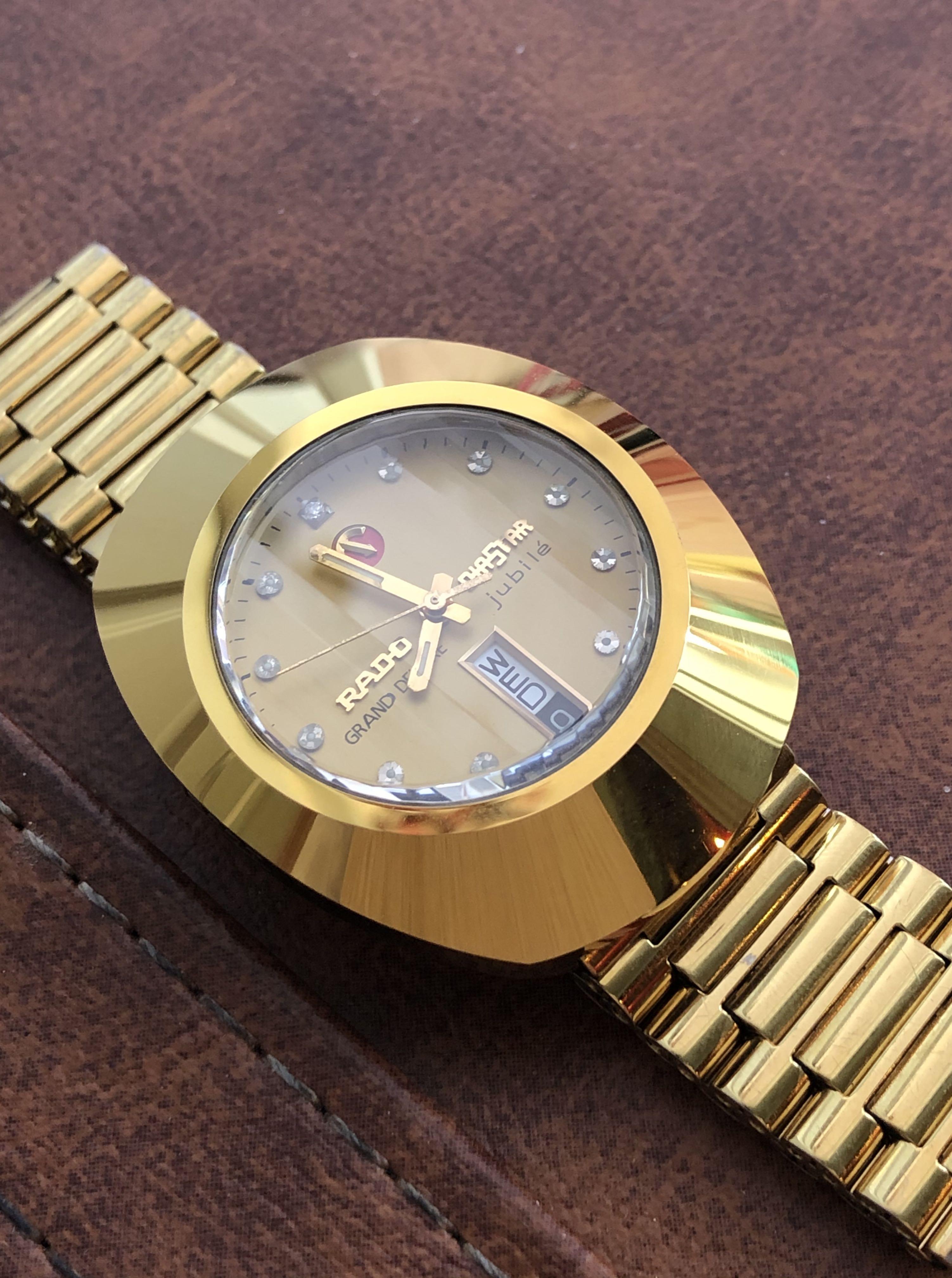 Limited Edition Rado Diastar Jubile Grand Deluxe Gold 25Jewels Automatic