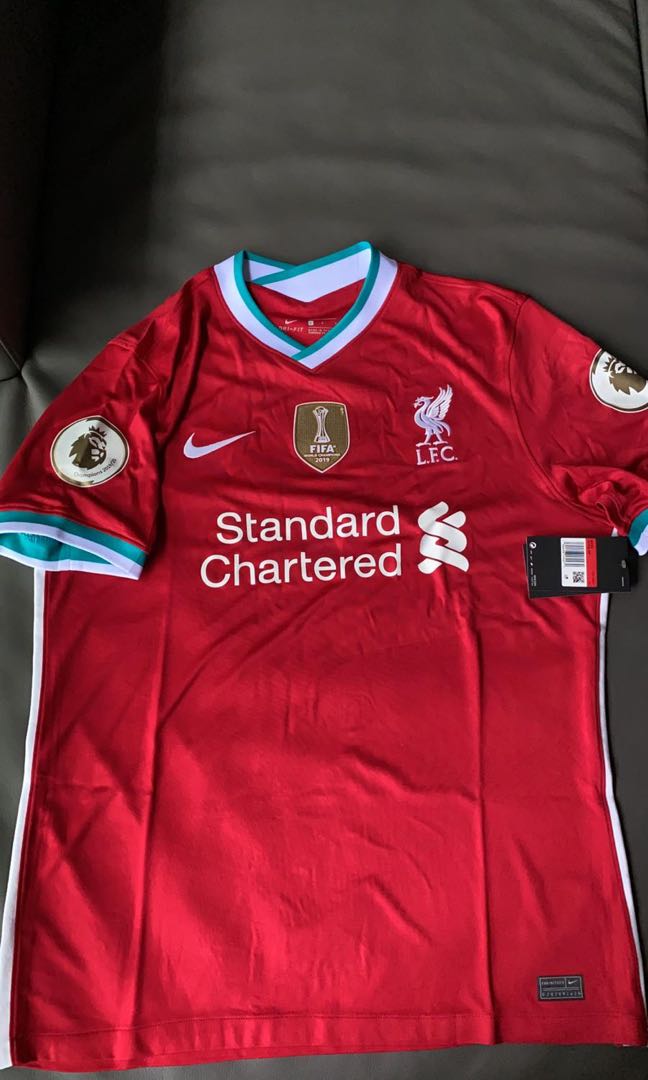 Liverpool jersey with badges 2025