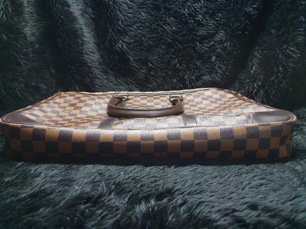 Louis Vuitton (Ultra Rare) Damier Computer 20lz0724 Ebene Coated Canvas Laptop  Bag, Louis Vuitton