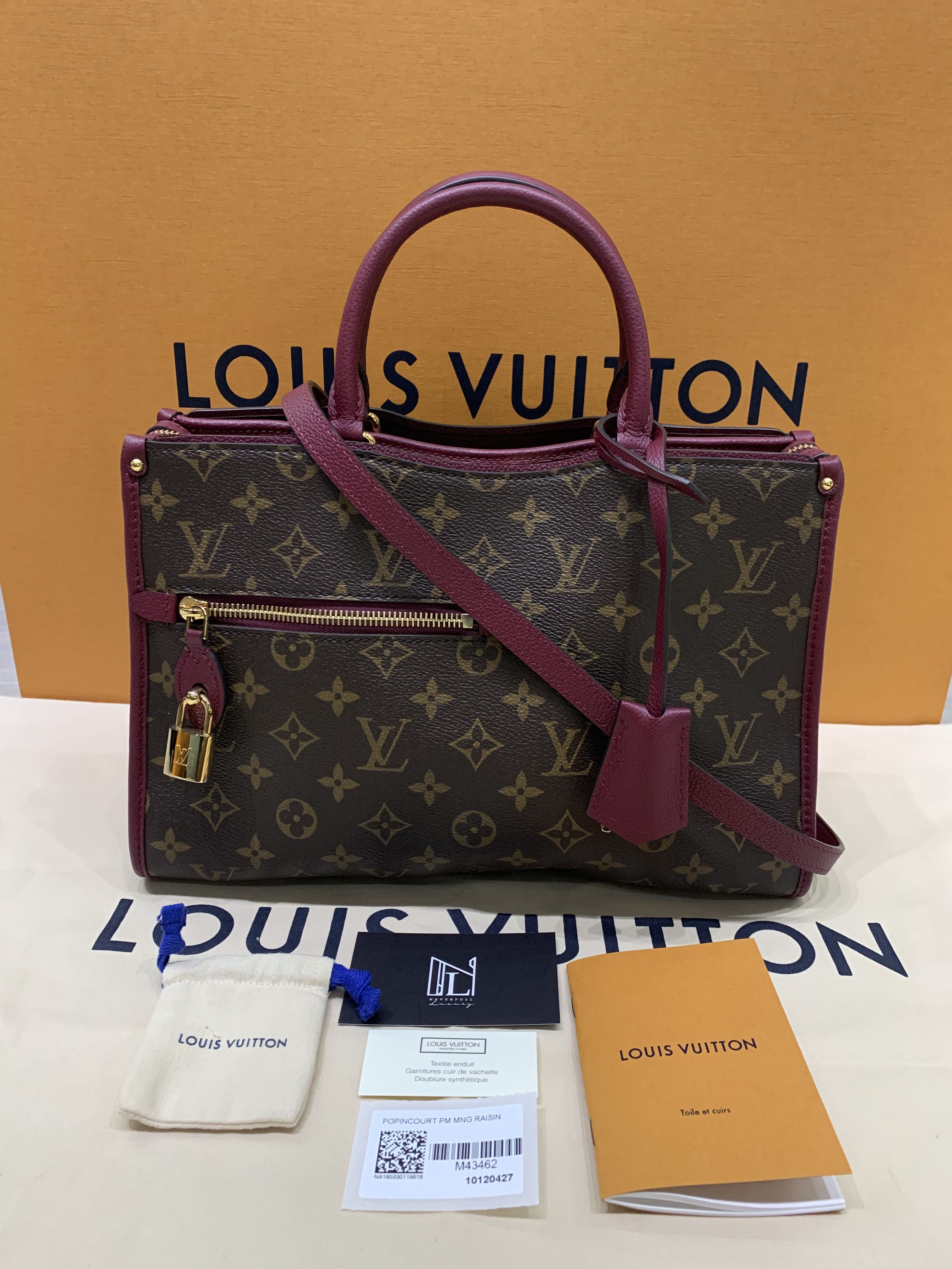 Louis Vuitton Glace Monogram Canvas Popincourt PM Bag Louis Vuitton