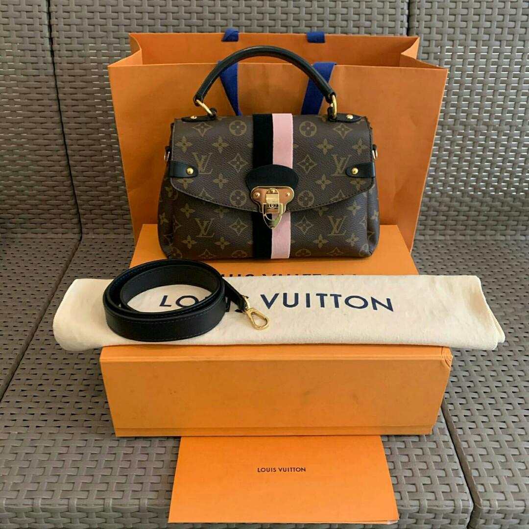 LOUIS VUITTON Georges MM Black Empriente Sling Bag, Luxury, Bags & Wallets  on Carousell