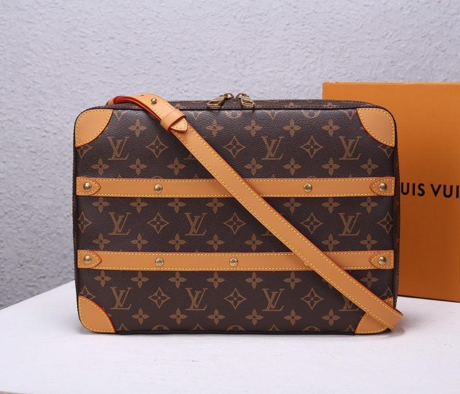 Louis Vuitton Monogram Canvas Soft Trunk Messenger MM Bag Louis Vuitton