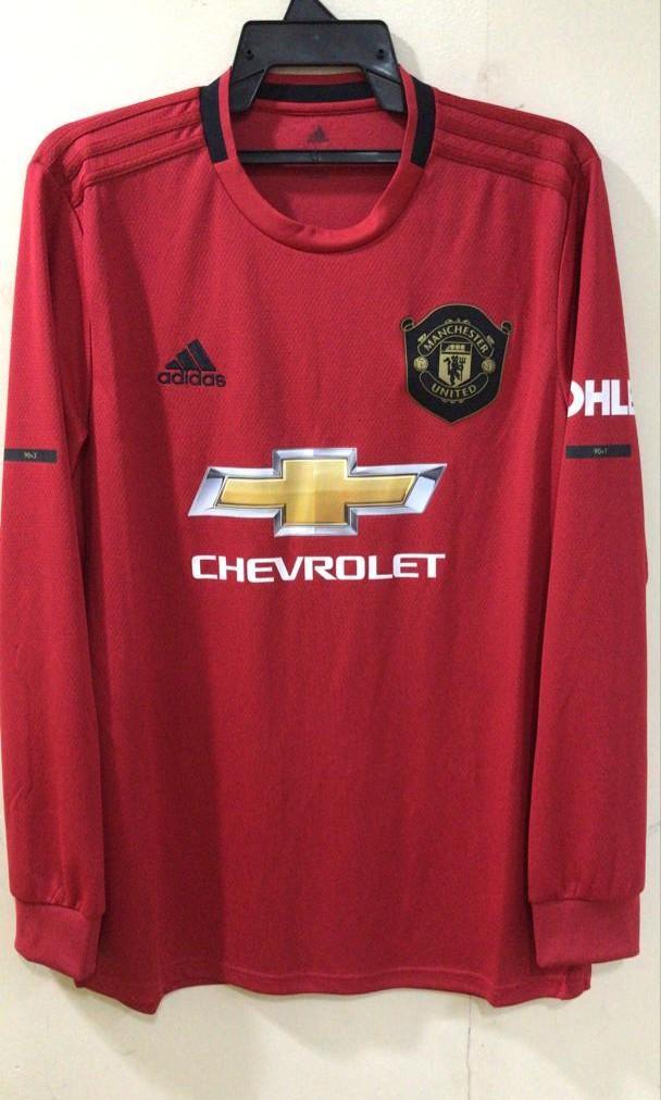 Manchester United Long Sleeve 2019 2020 Sports Athletic Sports Clothing On Carousell