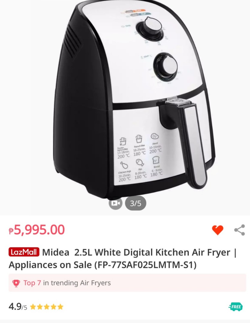air fryer midea