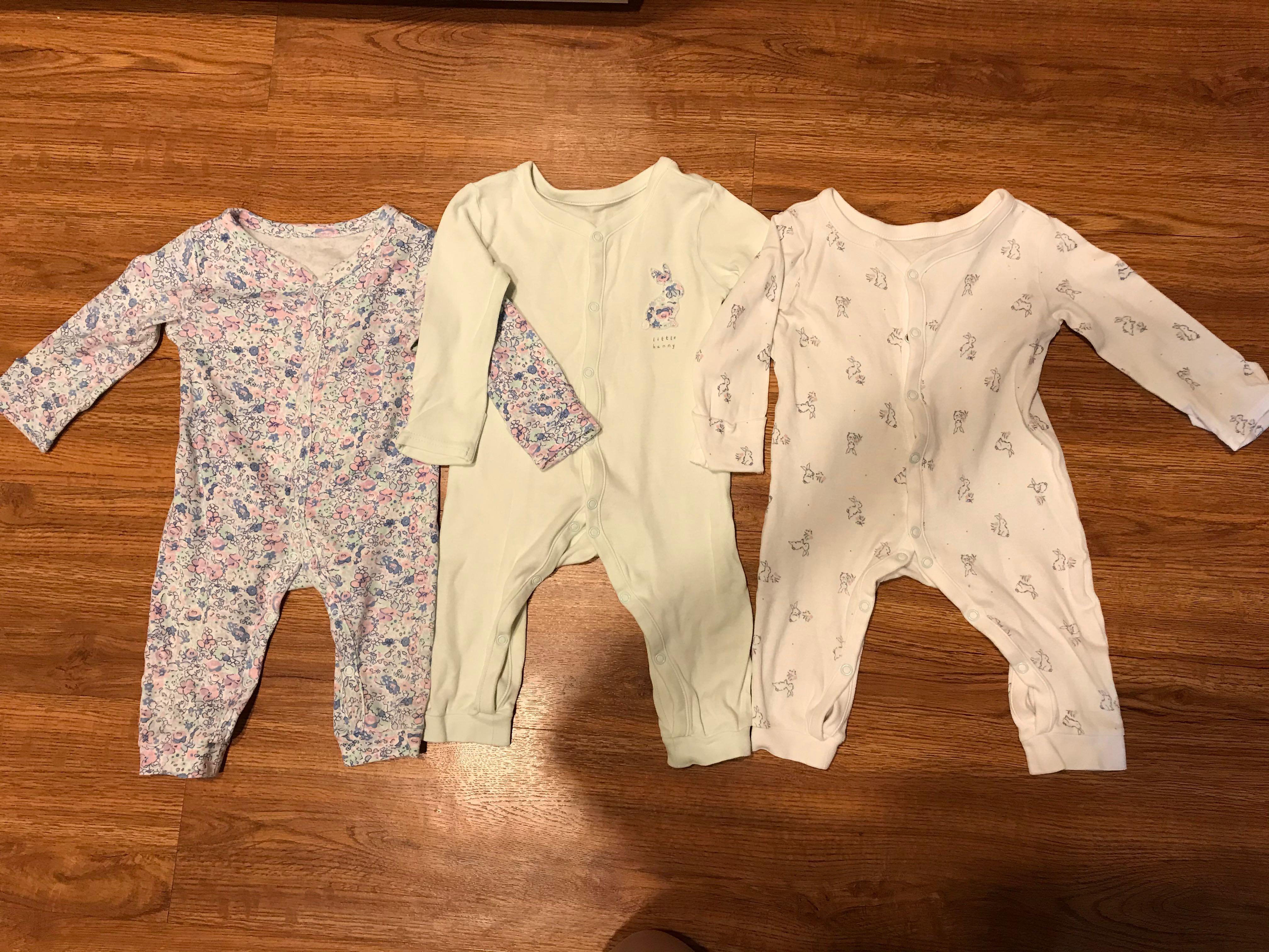 mothercare baby sleepsuits