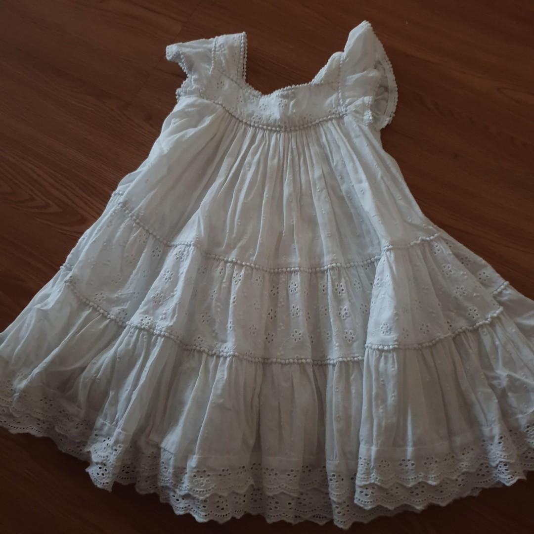 Mothercare white flare dress, Babies 