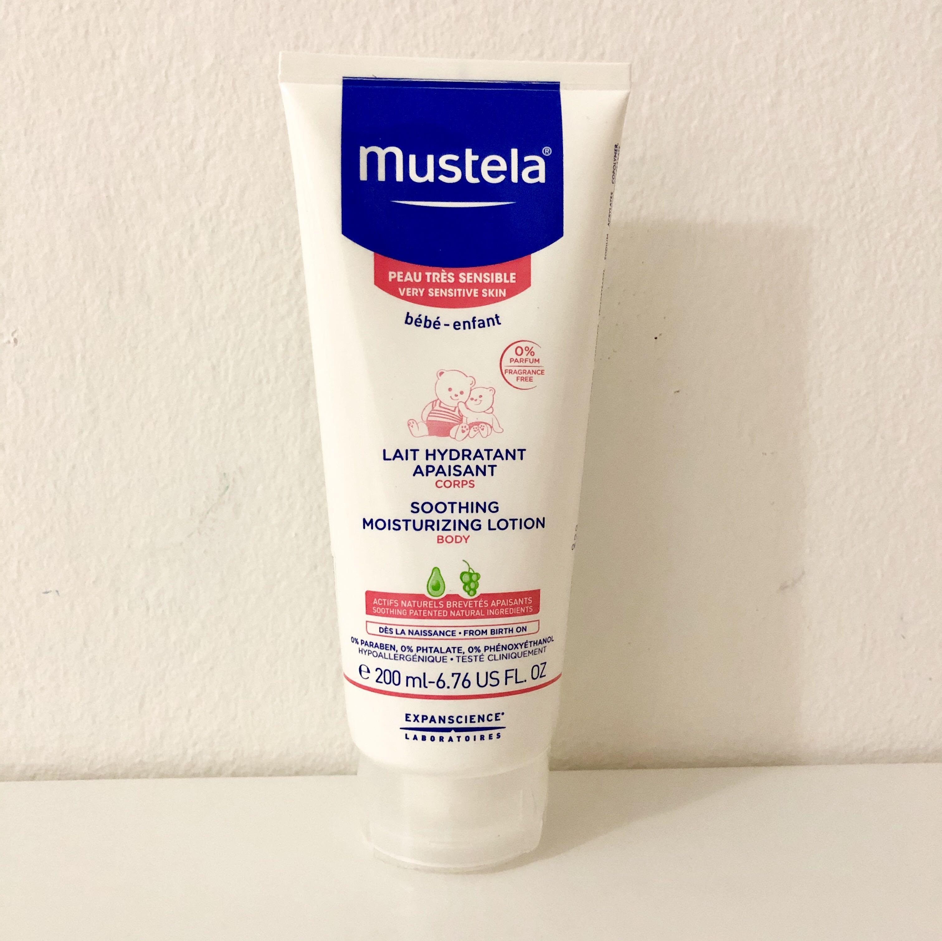 mustela soothing moisturizing lotion