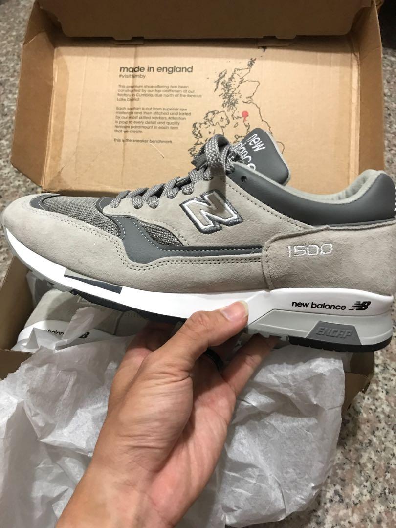 NEW BALANCE 1500 M1500【M1500PGL】GREY 反光英國製灰全新US8.5 10 D