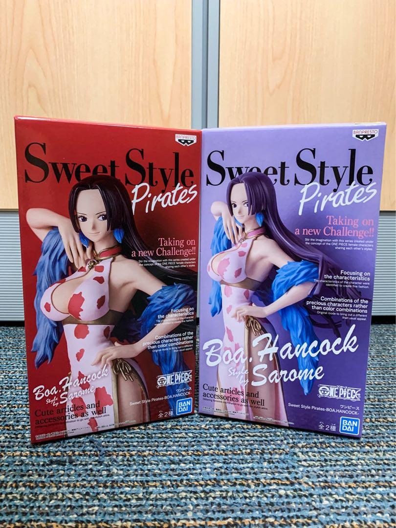 Banpresto One Piece Sweet Style Pirates BOA.HANCOCK Figure Figurine 23cm 2set
