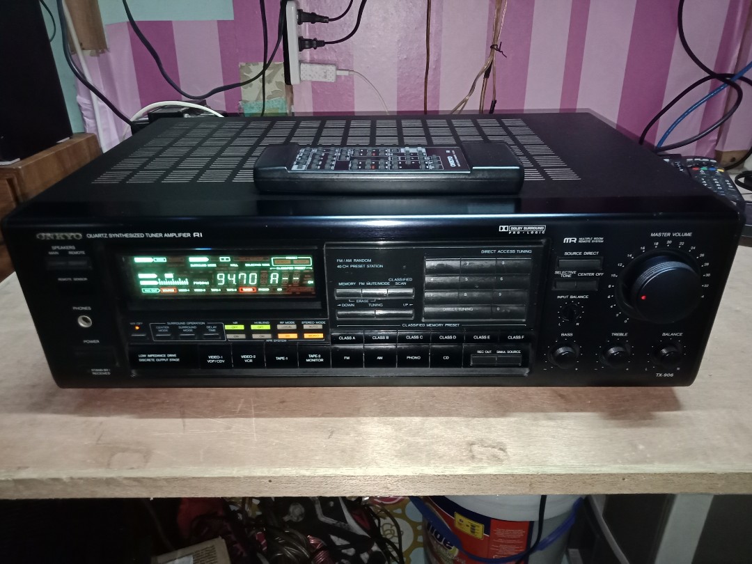 Onkyo TX906 Stereo Surround Receiver, Audio, Soundbars, Speakers