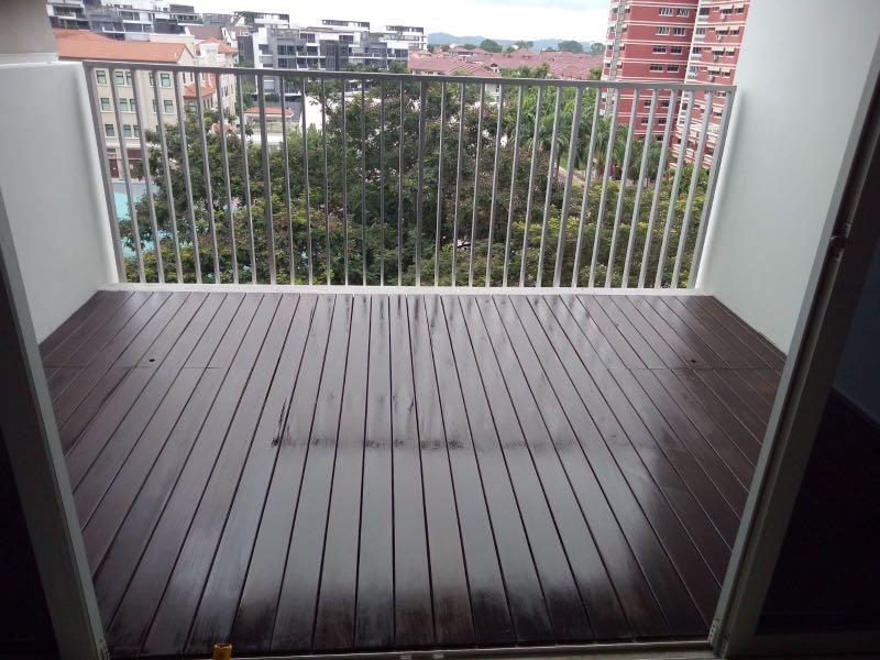 Outdoor timber or composite decking install and polish62853068794371113